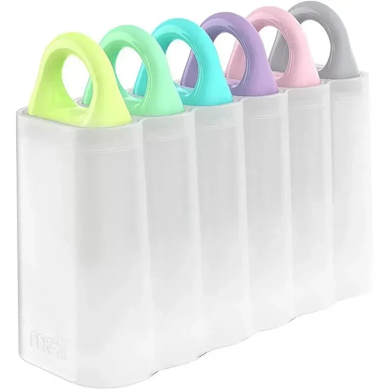 Melii - Ice Pop Molds With Tray, 6 Make-Your-Own Popsicle Molds 3 Melii - Ice Pop Molds With Tray, 6 Make-Your-Own Popsicle Molds