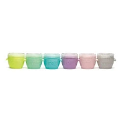Melii - Snap & Go Baby Food Storage Containers, 2 Oz, 6 Pack