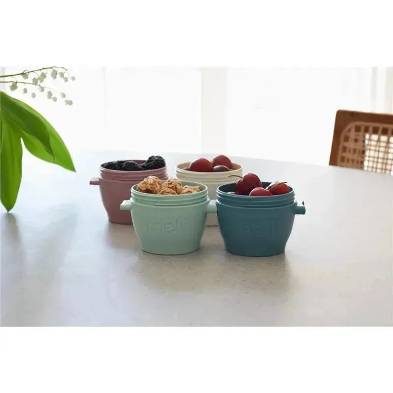 Melii - 4Pk Snap & Go Baby Food Storage Containers, 4 Oz 5 Melii - 4Pk Snap & Go Baby Food Storage Containers, 4 Oz - Image 3