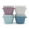Melii - 4Pk Snap & Go Baby Food Storage Containers, 6 Oz 2 Melii - 4Pk Snap & Go Baby Food Storage Containers, 6 Oz -Macro Baby Store melii snap go baby food storage containers 6 oz 4 pack image 1