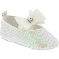 Michael Kors Baby - Girl Day Ballerina Crib Shoes, White
