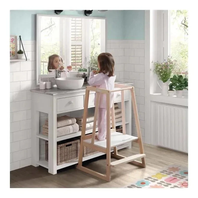 Micuna Little Helper Learning Tower Natural/White 6 Micuna Little Helper Learning Tower Natural/White - Image 4