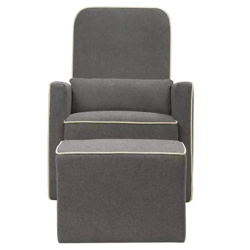 Million Dollar Baby - DaVinci Olive Glider And Ottoman, Dark Gray/Cream 3 Million Dollar Baby - DaVinci Olive Glider And Ottoman, Dark Gray/Cream