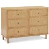 Million Dollar Baby - Namesake Marin With Cane 6 Drawer Assembled Dresser, Honey | Honey Cane 2 Million Dollar Baby - Namesake Marin With Cane 6 Drawer Assembled Dresser, Honey | Honey Cane -Macro Baby Store million dollar baby namesake marin with cane 6 drawer assembled dresser honey honey cane image 1