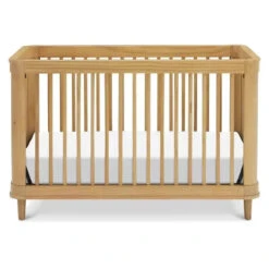 Million Dollar Baby - Namsake Marin With Cane 3-in-1 Convertible Crib, Honey | Honey Cane