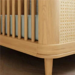 Million Dollar Baby - Namsake Marin With Cane 3-in-1 Convertible Crib, Honey | Honey Cane -Macro Baby Store million dollar baby namsake marin with cane 3 in 1 convertible crib honey honey cane image 6