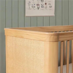 Million Dollar Baby - Namsake Marin With Cane 3-in-1 Convertible Crib, Honey | Honey Cane -Macro Baby Store million dollar baby namsake marin with cane 3 in 1 convertible crib honey honey cane image 7