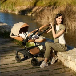 Mima - Creo Newborn Snuggle Seat Pad + Pillow, Beige 7 Mima - Creo Newborn Snuggle Seat Pad + Pillow, Beige -Macro Baby Store mima creo newborn snuggle seat pad pillow beige image 3