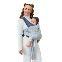 Moby - Easy-Wrap Carrier, Baby Carrier And Wrap In One, Disney Star Wars Grogu's Galaxy