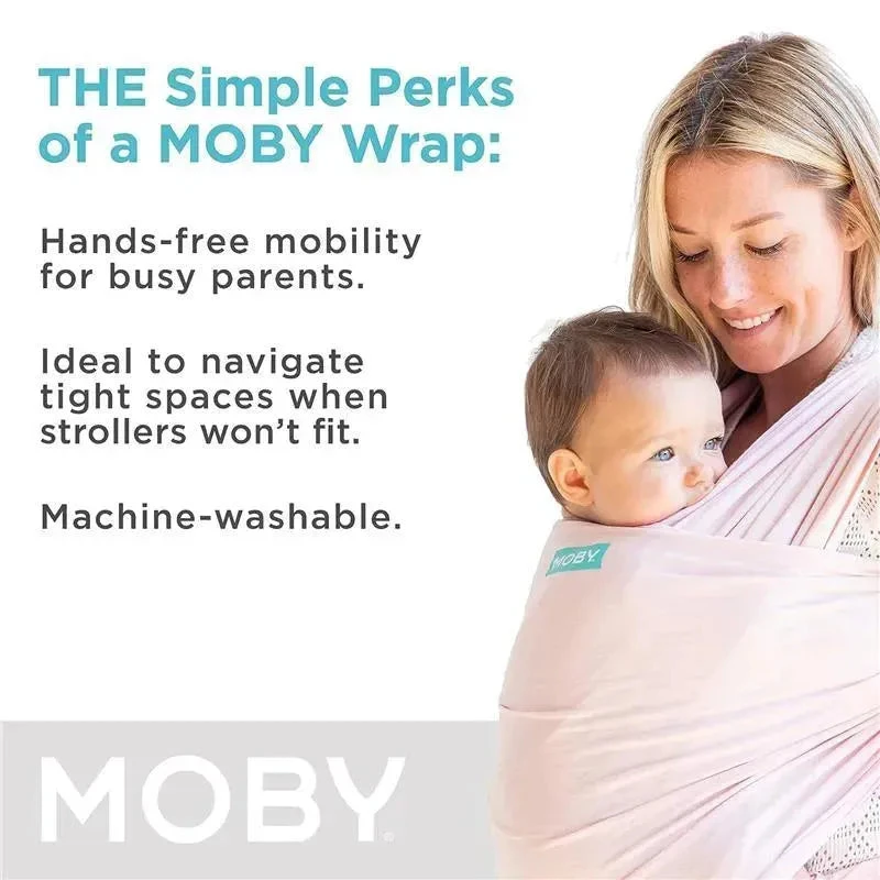 Moby - Rose Quartz Wrap Baby Carrier 5 Moby - Rose Quartz Wrap Baby Carrier - Image 3
