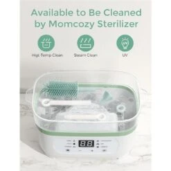 Momcozy - 7-in-1 Baby Bottle Brush Set With Silicone Brush -Macro Baby Store momcozy 7 in 1 baby bottle brush set with silicone brush image 4