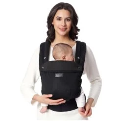Momcozy - Baby Carrier Newborn To Toddler, Mesh Black