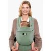 Momcozy - Baby Carrier With Natural Cotton Linen, Sage Green -Macro Baby Store momcozy baby carrier with natural cotton linen sage green image 1