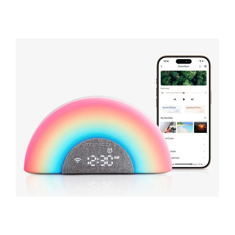 Momcozy - Dreamsync Smart Baby Sound Machine, Rainbow Light & App Control 3 Momcozy - Dreamsync Smart Baby Sound Machine, Rainbow Light & App Control