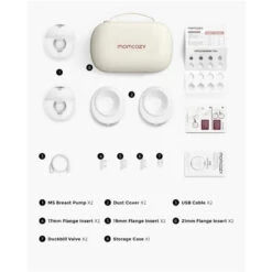 Momcozy - M5 Double Hands-Free Breast Pump Set 19 Momcozy - M5 Double Hands-Free Breast Pump Set -Macro Baby Store momcozy m5 double breast pump image 9