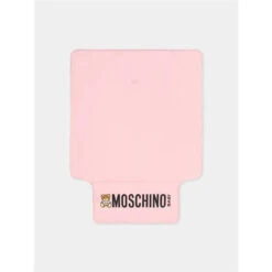 Moschino Baby - Logo Straps Diaper Bag With Changing Mat, Light Pink -Macro Baby Store moschino baby logo straps diaper bag with changing mat light pink image 4