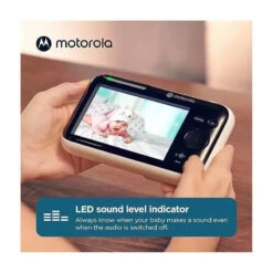 Motorola - 2 Camaras Baby Monitor PIP1500 Video Baby Monitor -Macro Baby Store motorola 5 vga manual pan tilt video baby monitor 2 camera pack image 5