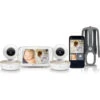 Motorola - 2 Cameras Wifi Baby Monitor With Crib Mount 2 Motorola - 2 Cameras Wifi Baby Monitor With Crib Mount -Macro Baby Store motorola baby monitor vm855 2 indoor 2 camera video image 1