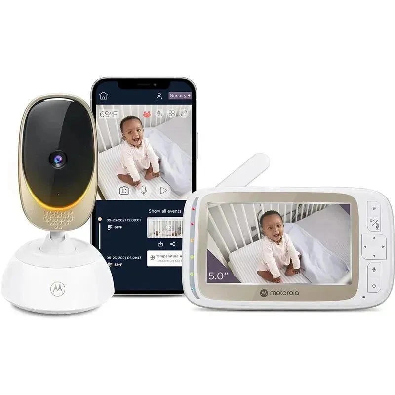 Motorola - Baby Monitor VM85 Indoor WiFi Video With Camera & Mood Light 3 Motorola - Baby Monitor VM85 Indoor WiFi Video With Camera & Mood Light
