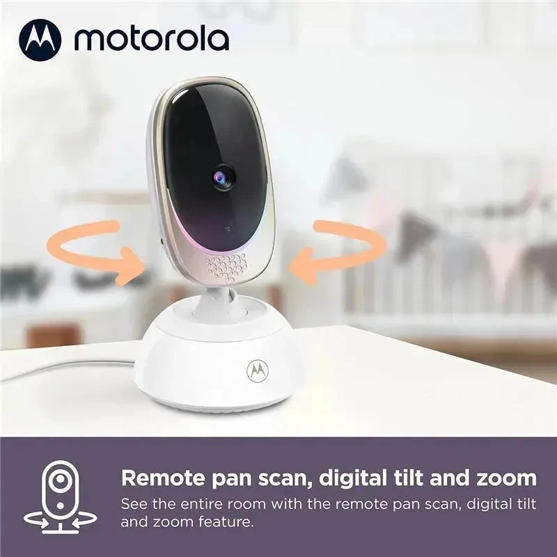 Motorola - Baby Monitor VM85 Indoor WiFi Video With Camera & Mood Light 5 Motorola - Baby Monitor VM85 Indoor WiFi Video With Camera & Mood Light - Image 3