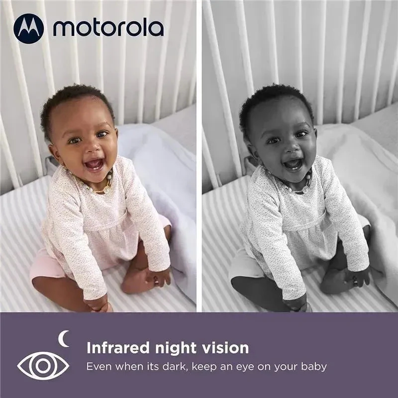 Motorola - Baby Monitor VM85 Indoor WiFi Video With Camera & Mood Light 7 Motorola - Baby Monitor VM85 Indoor WiFi Video With Camera & Mood Light - Image 5