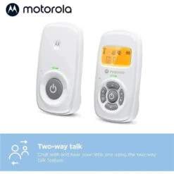 Motorola - AM24 Audio Baby Monitor With LCD Screen -Macro Baby Store motorola dect abm lcd audio monitor image 3
