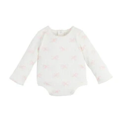 Mud Pie - Baby Girl Bow Print Crawler