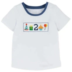 Mud Pie - Birthday Boy Smocked Two Tee 2T