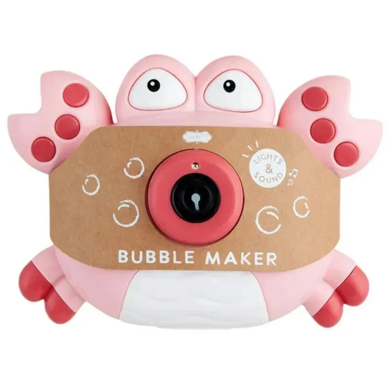 Mud Pie - Pink Crab Bubble Maker 3 Mud Pie - Pink Crab Bubble Maker