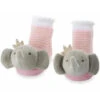 Mud Pie - Rattle Princess Elephant Baby Socks, 0/12M 2 Mud Pie - Rattle Princess Elephant Baby Socks, 0/12M -Macro Baby Store mud pie rattle princess elephant baby socks 0 12m image 1
