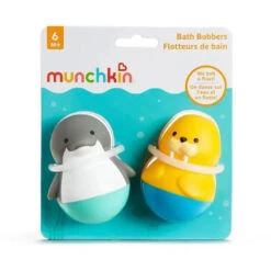 Munchkin - Bath Bobbers Mold Free Baby And Toddler Bath Toy, Dolphin/Walrus -Macro Baby Store munchkin bath bobbers mold free baby and toddler bath toy dolphin walrus image 4
