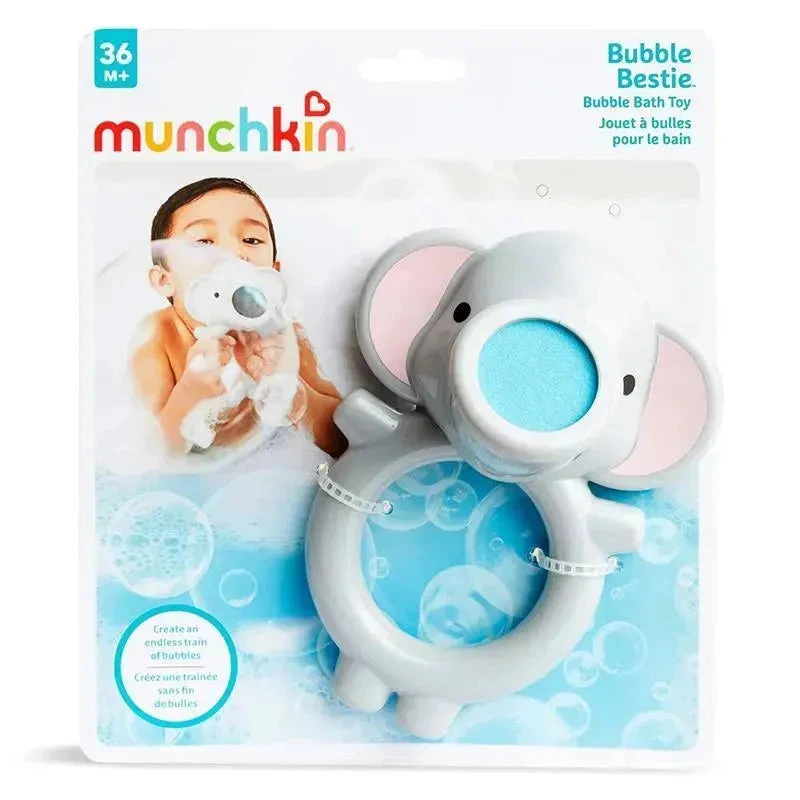 Munchkin Bubble Bestie Bubble Bath Toy, Elephant Bubbler Bath Toy 5 Munchkin Bubble Bestie Bubble Bath Toy, Elephant Bubbler Bath Toy - Image 3