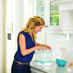 Munchkin Clean Electric Sterilizer, White 11 Munchkin Clean Electric Sterilizer, White -Macro Baby Store munchkin clean electric sterilizer white image 9