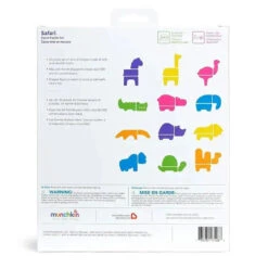 Munchkin Safari Foam Puzzle Bath Toy, 33 Piece Set -Macro Baby Store munchkin safari foam puzzle bath toy 33 piece set image 3