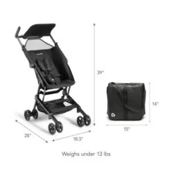 Munchkin Sparrow Ultra Compact Stroller - Black -Macro Baby Store munchkin sparrow ultra compact stroller black image 5