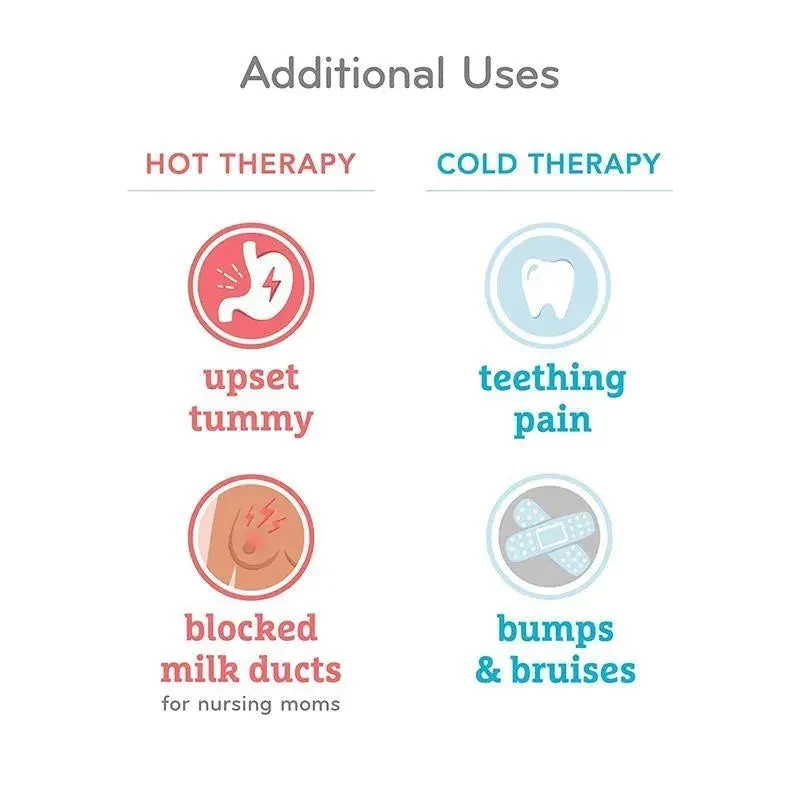 Munchkin Theraburpee Colic & Fever Rescue Kit, Hot & Cold Therapy Burp Cloths 6 Munchkin Theraburpee Colic & Fever Rescue Kit, Hot & Cold Therapy Burp Cloths - Image 4