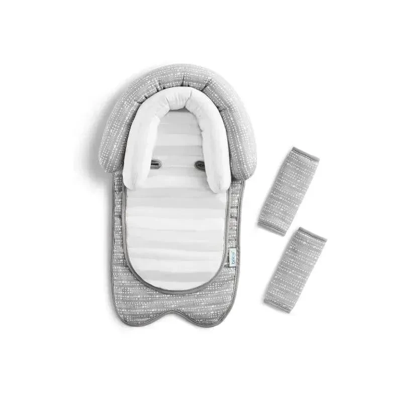Munchkin - Xtraguard Antimicrobial Head Support & Strap Covers, Grey 3 Munchkin - Xtraguard Antimicrobial Head Support & Strap Covers, Grey