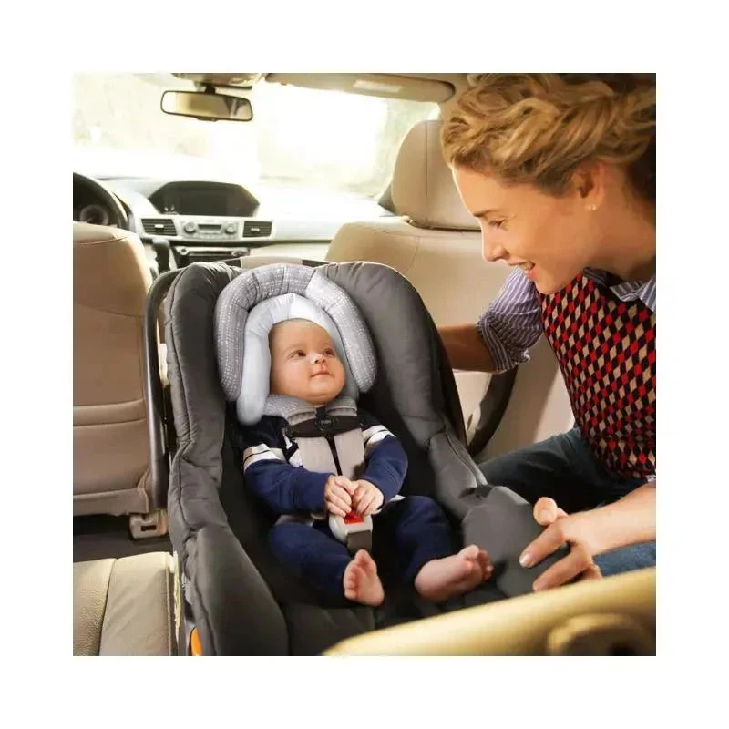 Munchkin - Xtraguard Antimicrobial Head Support & Strap Covers, Grey 5 Munchkin - Xtraguard Antimicrobial Head Support & Strap Covers, Grey - Image 3