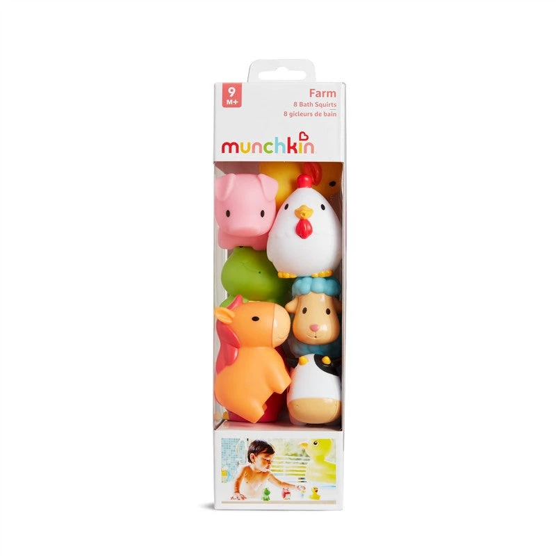 Munchkin® Baby Bath Toy Squirts, Farm™ Animals, 8 Pack 8 Munchkin® Baby Bath Toy Squirts, Farm™ Animals, 8 Pack - Image 6