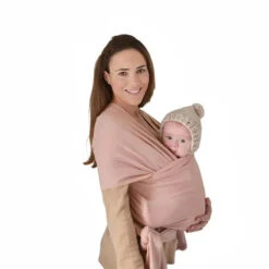 Mushie - 100% Organic Cotton Baby Wrap Carrier,