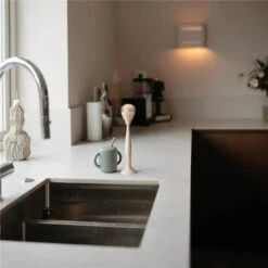 Mushie - Baby Bottle Brush, Soft Silicone With Suction Base, Natural -Macro Baby Store mushie baby bottle brush soft silicone with suction base natural image 8