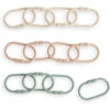 Mushie - Baby Chain Link Rings Toy 12 Count, Multiuse Car Seat Stroller Connecting Toy, Shifting Sand, Blush, Cambridge Blue 2 Mushie - Baby Chain Link Rings Toy 12 Count, Multiuse Car Seat Stroller Connecting Toy, Shifting Sand, Blush, Cambridge Blue -Macro Baby Store mushie baby chain link rings toy 12 count multiuse car seat stroller connecting toy shifting sand blush cambridge blue image 1