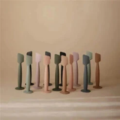 Mushie - Diaper Cream Applicator Soft Silicone With Suction Base, Soft Lilac -Macro Baby Store mushie diaper cream applicator soft silicone with suction base soft lilac image 8