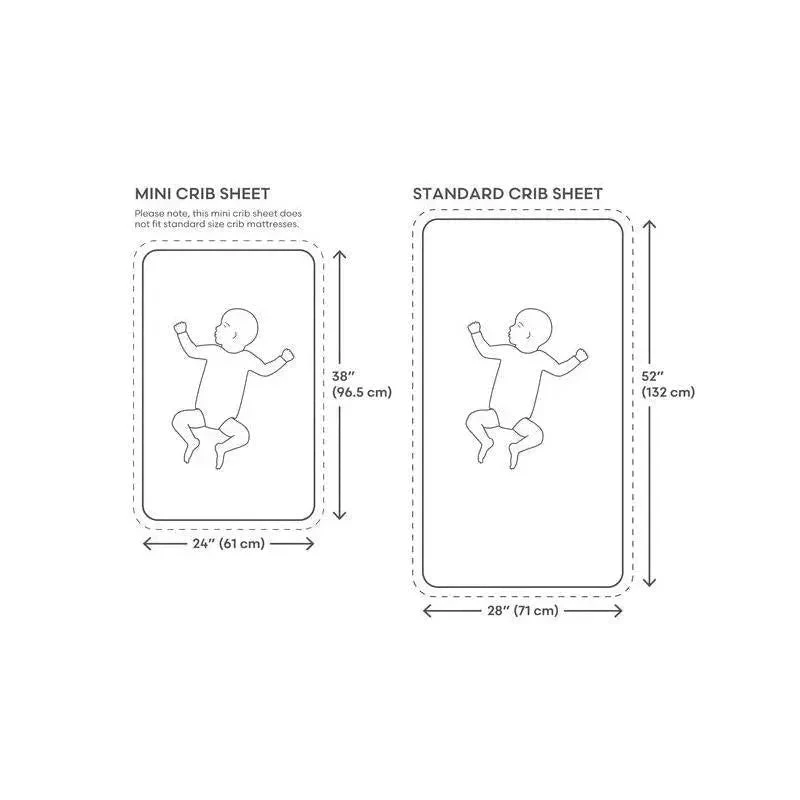 Mushie Extra Soft Muslin Mini Crib Sheet 5 Mushie Extra Soft Muslin Mini Crib Sheet - Image 3