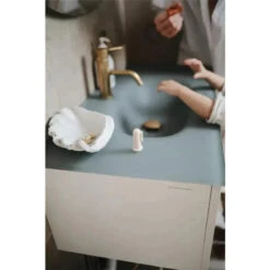 Mushie - Finger Toothbrush (Shifting Sands/Blush) -Macro Baby Store mushie finger toothbrush shifting sands blush image 11