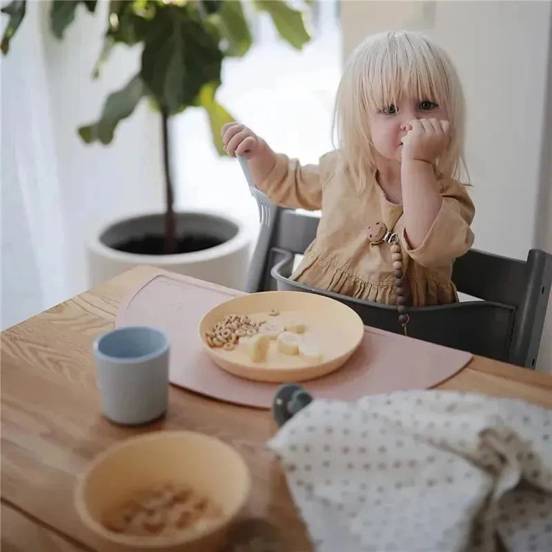 Mushie - Flatware Fork & Spoon Set For Kids, Powder Blue 4 Mushie - Flatware Fork & Spoon Set For Kids, Powder Blue - Image 2