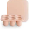 Mushie - Fresh Food Feeder Freezer Tray With Lid For Frozen Baby Food, Blush -Macro Baby Store mushie fresh food feeder freezer tray with lid for frozen baby food blush image 1