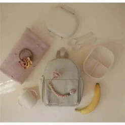 Mushie - Kids Mini Backpack, Fog 14 Mushie - Kids Mini Backpack, Fog -Macro Baby Store mushie kids mini backpack fog image 6