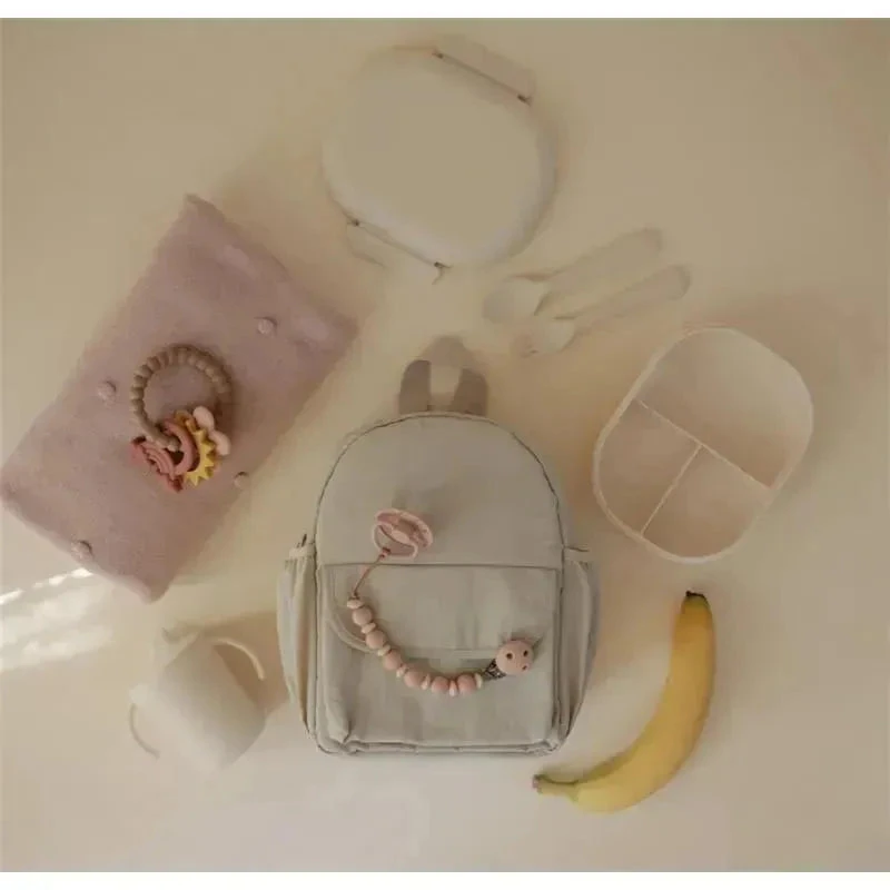 Mushie - Kids Mini Backpack, Fog 8 Mushie - Kids Mini Backpack, Fog - Image 6