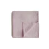 Mushie - Muslin Swaddle Blanket - Soft Mauve 2 Mushie - Muslin Swaddle Blanket - Soft Mauve -Macro Baby Store mushie muslin swaddle blanket soft mauve image 1